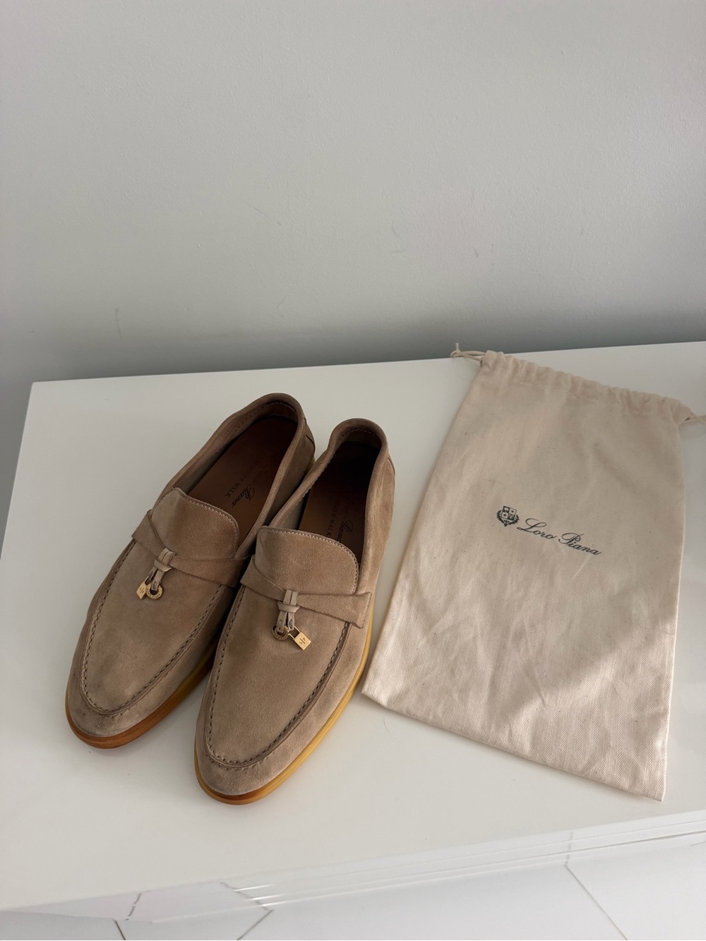 Loro Piana Suede Loafers